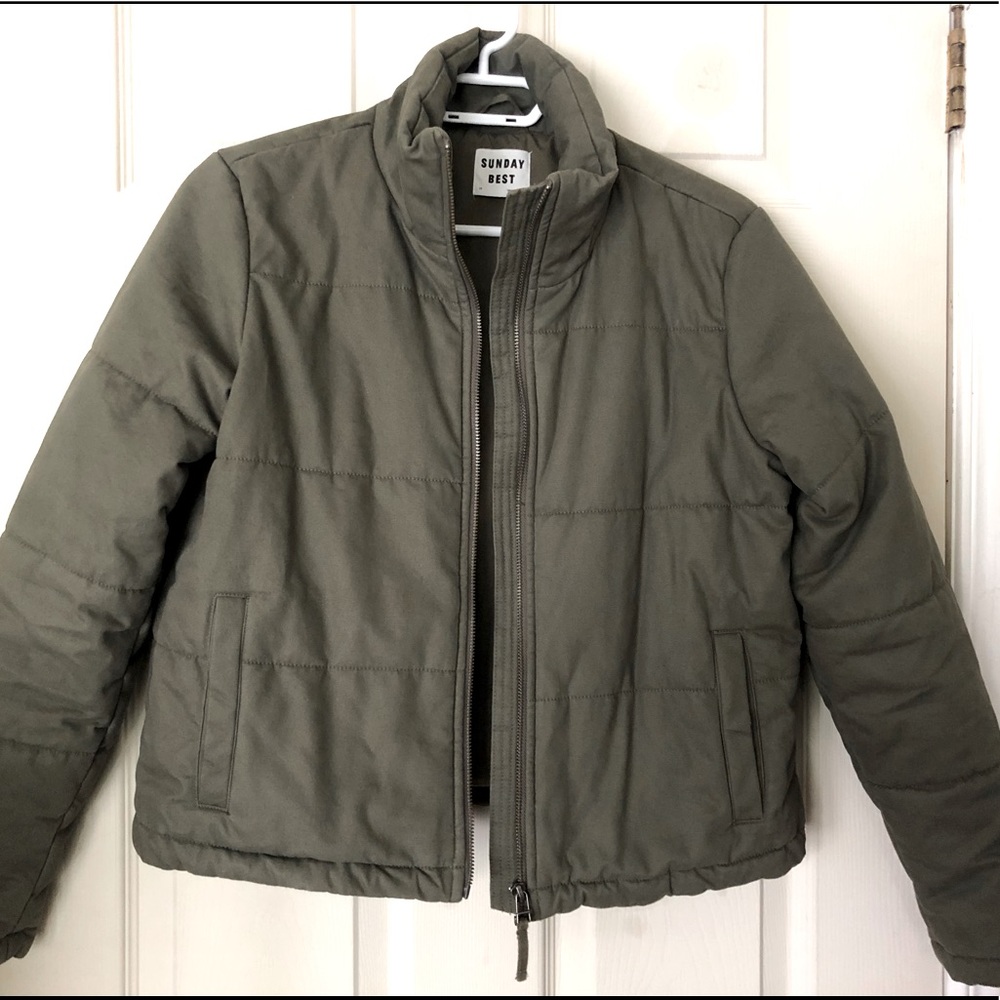 Army Green Aritzia Sunday Best Jacket